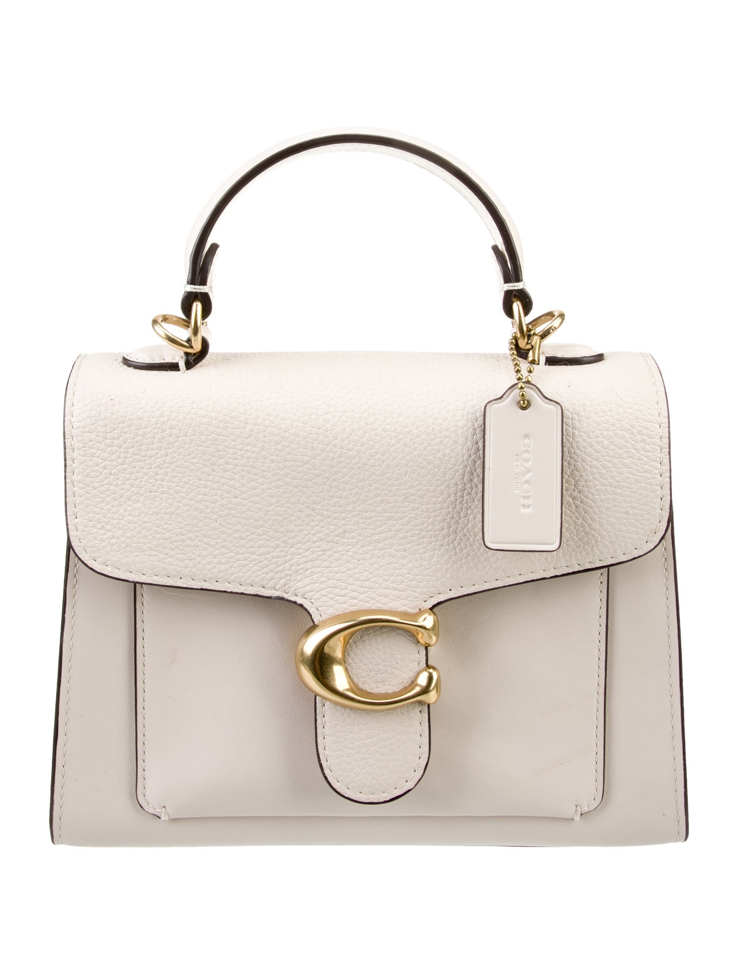 Coach Leather Top Handle Bag